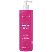 Keratina em Gel Para Reparar Fios Elásticos E Quebradiços Profissional Repara e Repõe Massa Capilar Creatina Aminoácidos Colágino 500 ml Victorine Keratina em Gel Para Reparar Fios Elásticos E Quebradiços Profissional Repara e Repõe Massa Capilar Creatina Aminoácidos Colágino 500 ml Victorine