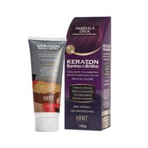 Keraton Banho De Brilho Marsala Vermelho Terroso Keraton Banho De Brilho Marsala Vermelho Terroso