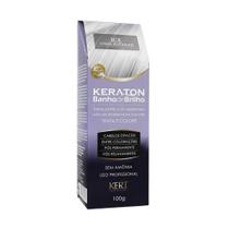 KERATON BANHO DE BRILHO SEM AMÔNIA CINZA PLATINADO 100G - Kert