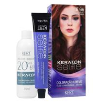 Keraton Selfie 6.66 Louro Escuro Vermelho Intenso - 125g