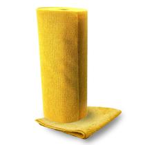 Kers Roll Toalha De Microfibra Amarela Em Rolo 200 Gsm 30x30cm 50 Unidades Kers Roll Toalha De Microfibra Amarela Em Rolo 200 Gsm 30x30cm 50 Unidades