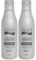 Kert Kit c/2 Shampoo Phytogen Grafit Cinza Escuro 250ml