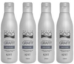 Kert Kit c/4 Shampoo Phytogen Grafit Cinza Escuro 250ml