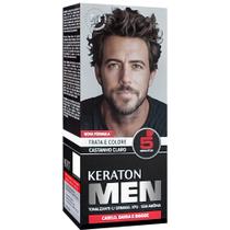Kert Tonalizante Keraton Men Cabelo, Barba e Bigode Castanho Claro Kert Tonalizante Keraton Men Cabelo, Barba e Bigode Castanho Claro