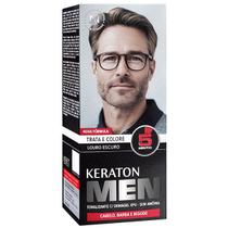 Kert Tonalizante Keraton Men Cabelo, Barba e Bigode Louro Escuro Kert Tonalizante Keraton Men Cabelo, Barba e Bigode Louro Escuro