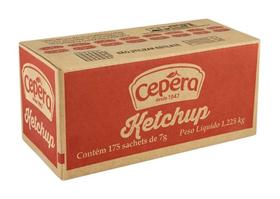 Ketchup Cepêra - caixa c/ 154 saches de 7g