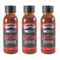 Ketchup com goiabada Bravus - 3 Frascos 360g