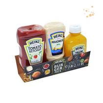 Ketchup Heinz, Maionese Heinz e Mostarda Heinz, Kit 03 unid