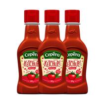 Ketchup Tradicional Cepêra Kit Com 3 Unidades 210g Ketchup Tradicional Cepêra Kit Com 3 Unidades 210g
