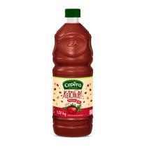 Ketchup Tradicional Cepêra sem glúten em garrafa 1.01 kg