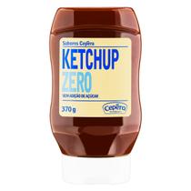 Ketchup Zero Açúcar 370g - Sabores Cepêra