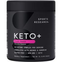 Keto Electrolyte Powder Sports Research Keto Plus 30 porções
