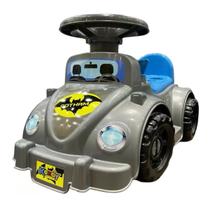 Ketokinha Carrinho Andador Bebe Infantil Motoca Batman Cinza