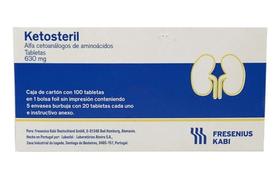 Ketosteril Cx 100 Comprimidos Fresenius Kabi 630mg Sem Sabor