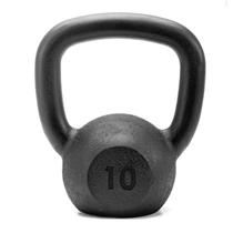 Kettlebell 10kg Pintado Preto Treino Academia Casa Funcional Kettlebell 10kg Pintado Preto Treino Academia Casa Funcional