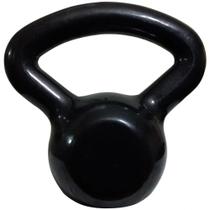 Kettlebell 12kg Emborrachado Preto Mega Peso