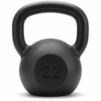 Kettlebell 22kg para musculação, academia, treino funcional, fitness e exercícios em casa, peso de ferro resistente com pegada ergonômica premium Kettlebell 22kg para musculação, academia, treino funcional, fitness e exercícios em casa, peso de ferro resistente com pegada ergonômica premium