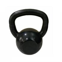 Kettlebell 6KG Emborrachado Preto