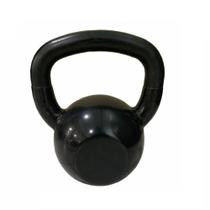 Kettlebell 6KG Emborrachado Preto