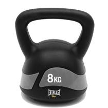 Kettlebell 8Kg Everlast Revestido PVC De Alta Resistência