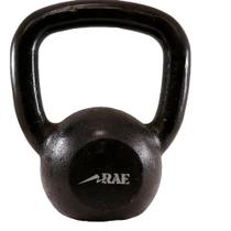 Kettlebell de ferro polido para treinamento funcional 40 kg - rae fitness