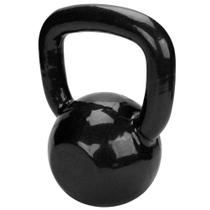 Kettlebell De Ferro Revestido 8 Kg Para Musculação Em Casa