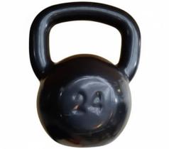 Kettlebell emborrachado 24kg para musculação, academia, treino funcional, fitness, cross training, exercícios de força e condicionamento físico Kettlebell emborrachado 24kg para musculação, academia, treino funcional, fitness, cross training, exercícios de força e condicionamento físico