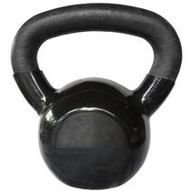 Kettlebell Emborrachado Com Alça Preta Pintada