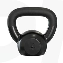 Kettlebell Emborrachado IronCast 4kg - Alça Longa Kettlebell Emborrachado IronCast 4kg - Alça Longa