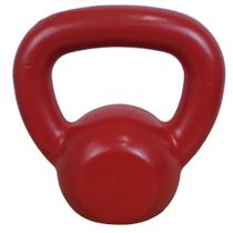 Kettlebell Emborrachado Peso Vermelho 4Kgs Funcional Fitness Kettlebell Emborrachado Peso Vermelho 4Kgs Funcional Fitness
