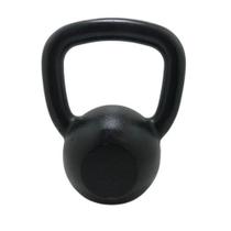 Kettlebell Pintado 12Kg (Unidade) Exercício Funcional Preto