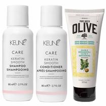 Keune & Korres Kit Shampoo + Condicionador + Creme Hidratante Corporal Óleo de Oliva e Bergamota Keune & Korres Kit Shampoo + Condicionador + Creme Hidratante Corporal Óleo de Oliva e Bergamota