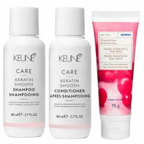 Keune & Korres Kit Shampoo + Condicionador + Creme Hidratante para Mãos Pimenta Rosa