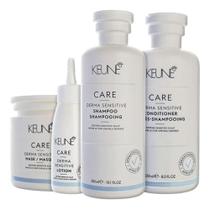 Keune Sh + Cond + Mask + Loção Derma Sensitive