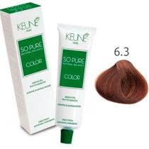 Keune So Pure Color 6.3 Louro Escuro Dourado