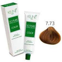 Keune So Pure Color 7.73 Louro Médio Violeta Dourado