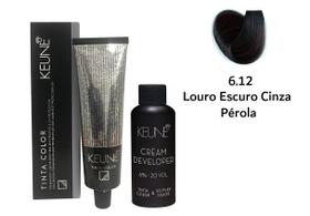 Keune Tinta Color 6.12 Louro Esc Cin Pérola +Developer 20vol Keune Tinta Color 6.12 Louro Esc Cin Pérola +Developer 20vol