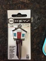 Key Blank 3D KEYS Hillman SC1 de face única universal