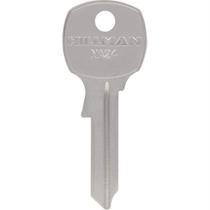 Key Blank Hillman 2044 Brass House Office, pacote com 4 lados