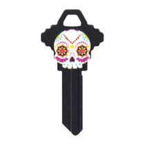 Key Blank Hillman Wackey Sugar Skull de um lado