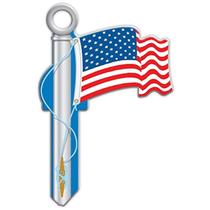 Key Blank Lucky Line Key Shapes HOME House KW1/11 Bandeira americana Key Blank Lucky Line Key Shapes HOME House KW1/11 Bandeira americana