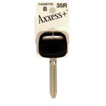 Key Blank The Hillman Group 35R com alça emborrachada Toyota Key Blank The Hillman Group 35R com alça emborrachada Toyota
