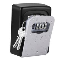 Key Lock Box Lospu HY Suporte de parede impermeável cinza Key Lock Box Lospu HY Suporte de parede impermeável cinza