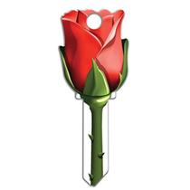 Key Shapes Rose Kwikset da Lucky Line revestido com esmalte Key Shapes Rose Kwikset da Lucky Line revestido com esmalte