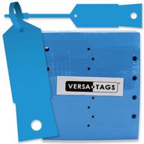 Key Tags Arrow Self-Locking BLUE 4,5 x 1,9 cm, pacote com 1.000