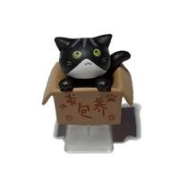 Keycap gato de desenho animado bonito para Cherry MX Teclado Mecânico Chaveiro Durável - Preto