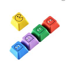 KeyCaps Decorativo, 5 teclas inspiradas no PacMan KeyCaps Decorativo, 5 teclas inspiradas no PacMan