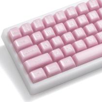 Keycaps GMKWTL XVX rosa translúcido PBT SA Profile 142 teclas