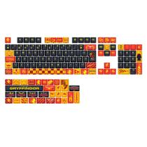 Keycaps Redragon Harry Potter Hogwarts Griffyndor Preto, Vermelho e Amarelo