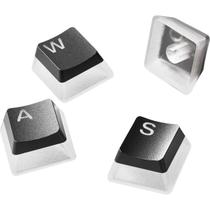 Keycaps SteelSeries PRISMCAPS Double Shot - Estilo Pudim Preto